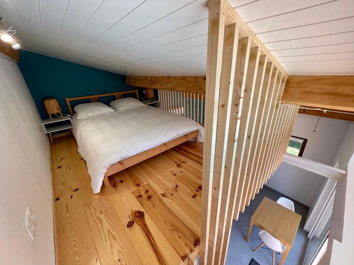 Annexe Des Pins - Studio Gite Avec Piscine & Climatisation Villeneuve-lès-Béziers 外观 照片