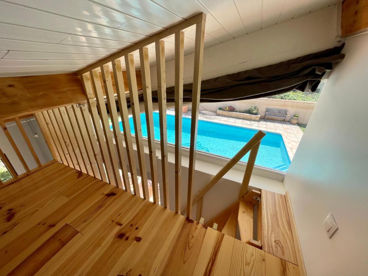Annexe Des Pins - Studio Gite Avec Piscine & Climatisation Villeneuve-lès-Béziers 外观 照片