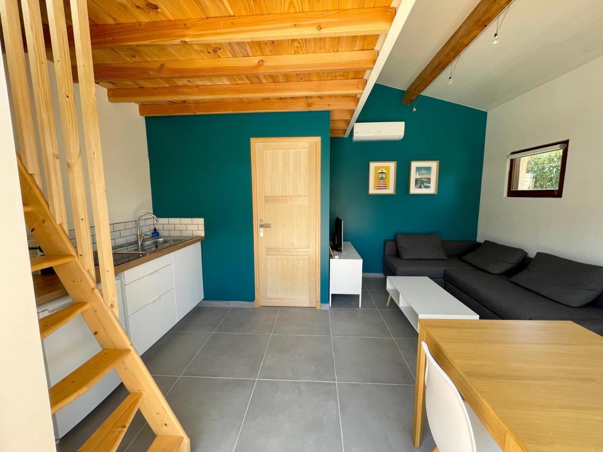 Annexe Des Pins - Studio Gite Avec Piscine & Climatisation Villeneuve-lès-Béziers 外观 照片